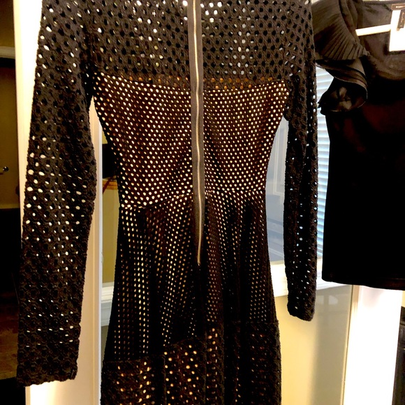 Black knit Dress long sleeve BCBG Maxamara - Picture 1 of 8